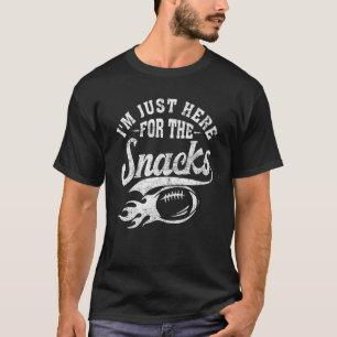 Camiseta Estoy Aquí Solo Por Los Snacks  Fantasía Vintage P