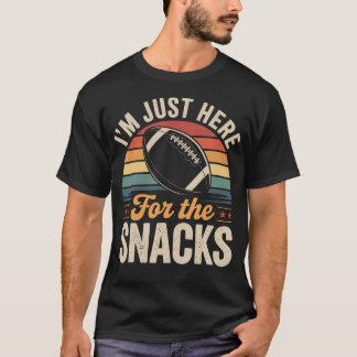Camiseta Estoy Aquí Solo Por Los Snacks Fantasy Football Di