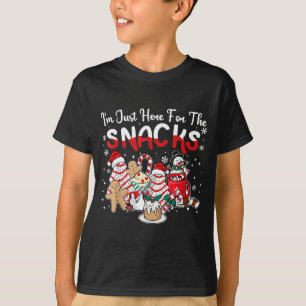 Camiseta Estoy Aquí Solo Por Los Snacks Tartas Árbol De Nav