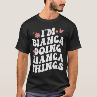 Camiseta Estoy Bianca haciendo cosas de Biancahings Retro G