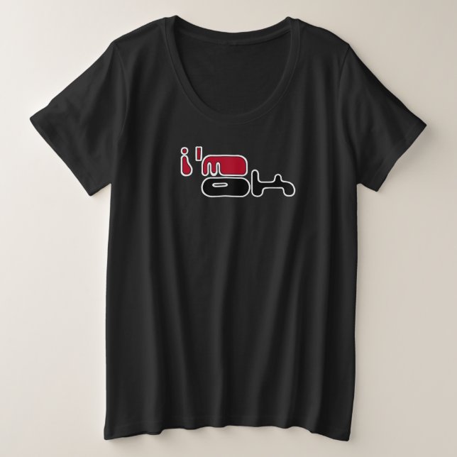 Camiseta, estoy bien (Anverso del diseño)