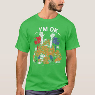 Camiseta Estoy bien Amante trabajador postal divertido fami