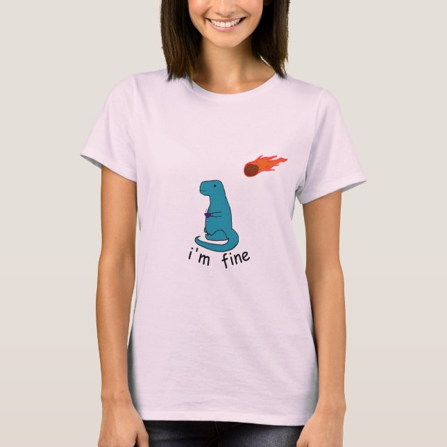 Camiseta "estoy bien" dino (Anverso)