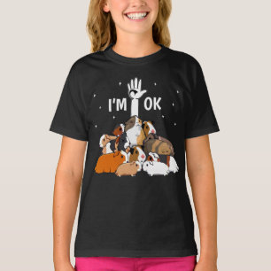 Camiseta Estoy bien, divertida guineana cerdo amante