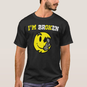 Camiseta Estoy bien, enfermedad invisible rota, hombres con