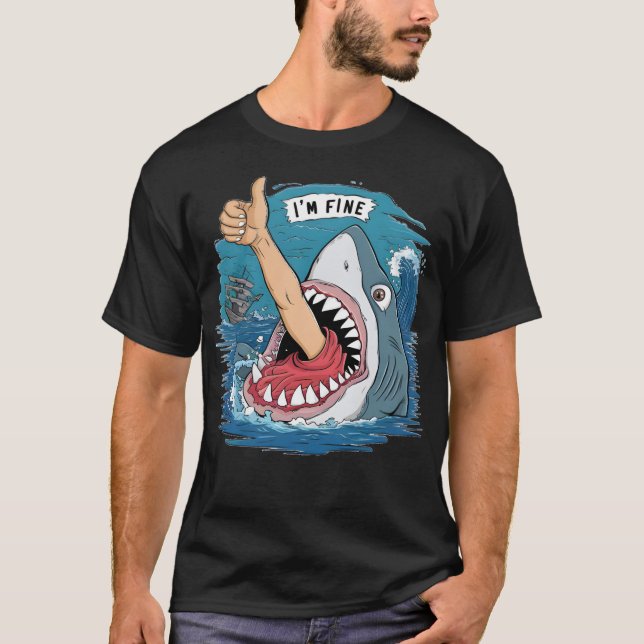 Camiseta Estoy bien, es gracioso seguir siendo positivo par (Anverso)