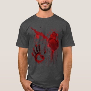 Camiseta Estoy bien, no es mi mancha de sangre Salpicadura