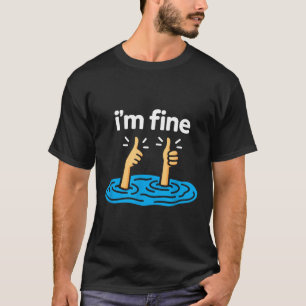 Camiseta Estoy Bien Pulgar Arriba Dos Me Gusta Mano Diverti