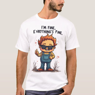 Camiseta Estoy bien. Todo está bien.