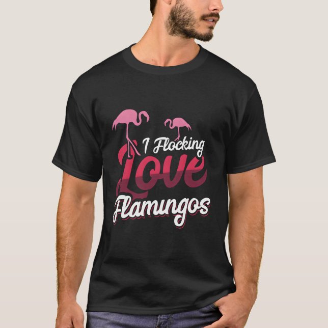 Camiseta Estoy Blogueando Flamingos De Amor (Anverso)