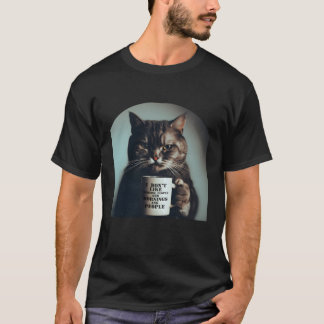 Camiseta Estoy Buenos Días, Personas Y Gatos