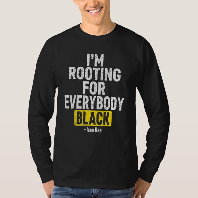 Camiseta Estoy buscando el orgullo de todo el mundo negro h (Anverso)