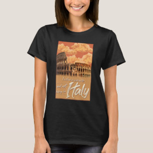 Camiseta Estoy cansada de despertarme y no estar en Italia