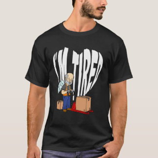 Camiseta Estoy Cansado Corazón Compañero de Trabajo Swagazo