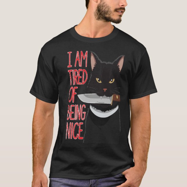 Camiseta Estoy cansado de ser amable (Anverso)