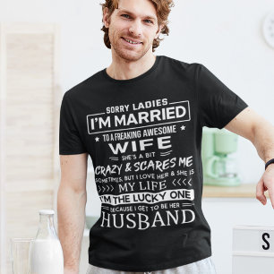 Camiseta Estoy Casada Con Una Esposa Impresionante