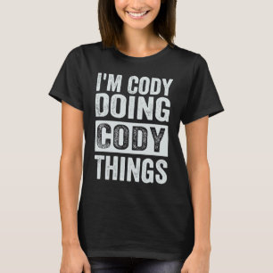 Camiseta Estoy Cody haciendo cosas de Cody Coding Nerd