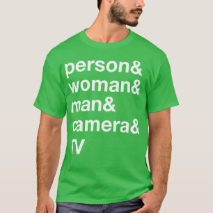 Camiseta Estoy cognitivamente ahí genio estable blanco sobr
