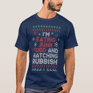 Camiseta Estoy Comiendo Comida De Basura Y Viendo Película