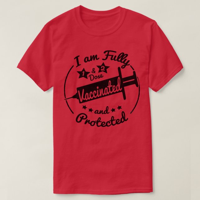 Camiseta Estoy completamente vacunado (Diseño del anverso)