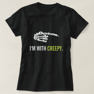 Camiseta ESTOY CON CREEPY Funny Halloween