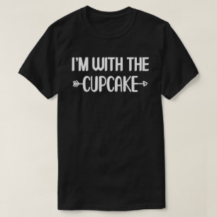 Camiseta Estoy Con Cupcake Parejas Fáciles De Halloween