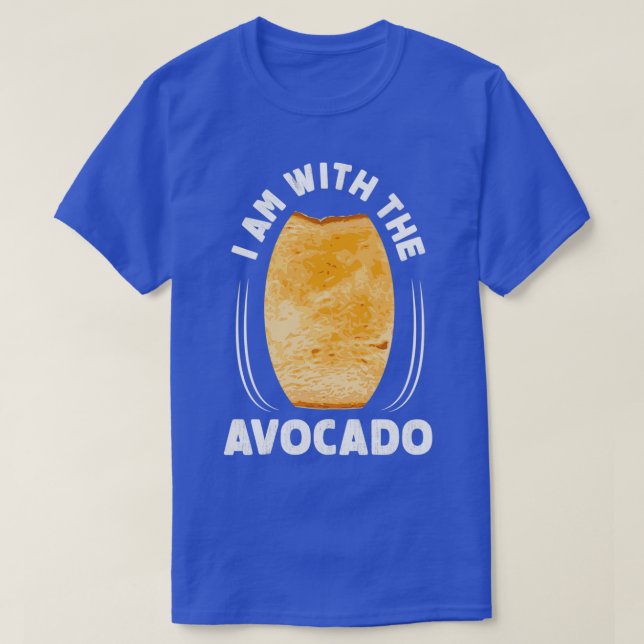Camiseta Estoy Con El Aguacate 1 (Diseño del anverso)