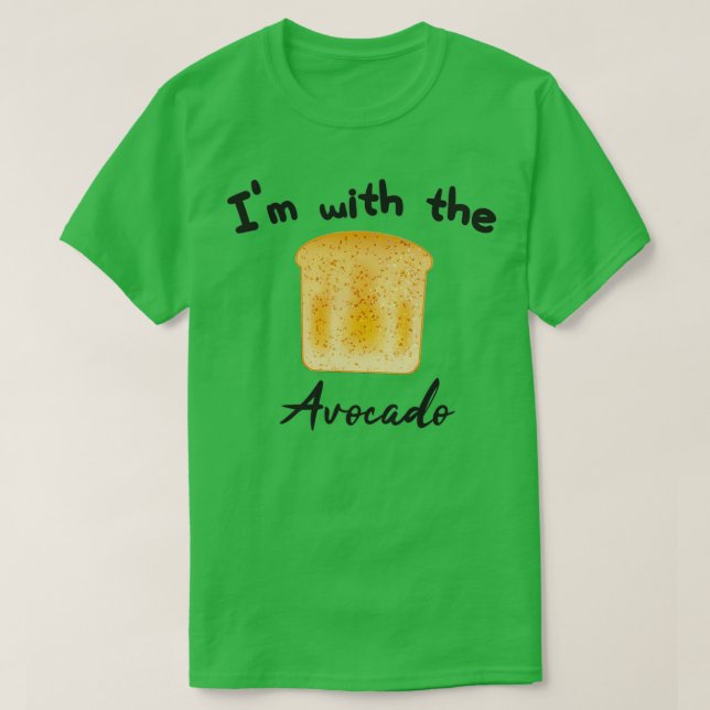 Camiseta Estoy con el aguacate 12 1 (Diseño del anverso)