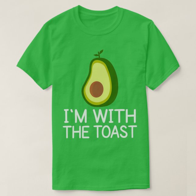 Camiseta Estoy con el aguacate 1 1 (Diseño del anverso)