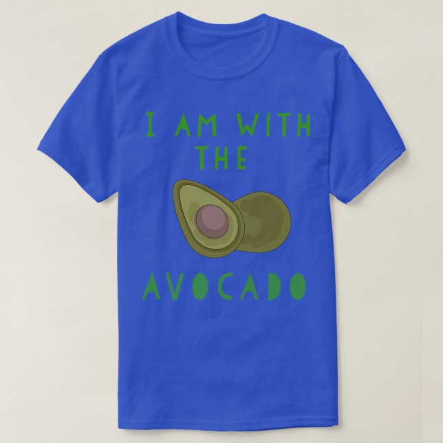 Camiseta Estoy con el aguacate 5 (Diseño del anverso)