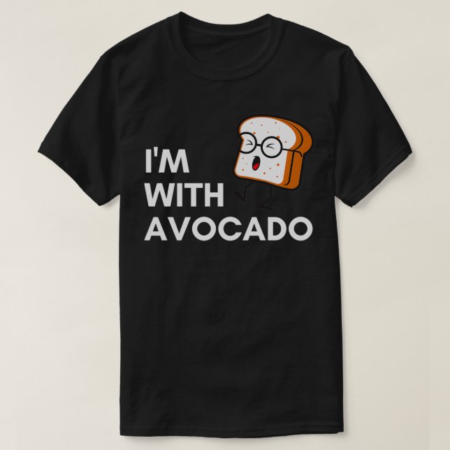 Camiseta Estoy con el aguacate 65 (Diseño del anverso)