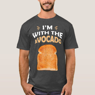 Camiseta Estoy con el aguacate de aguacates y el sebo de to