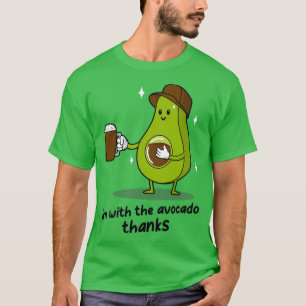 Camiseta Estoy con el aguacate gracias hombres
