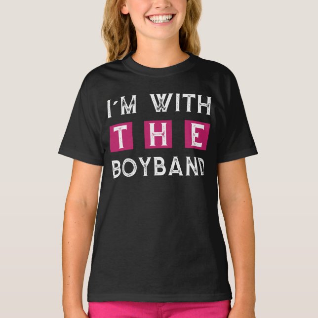 Camiseta Estoy con el Boyband (Anverso)