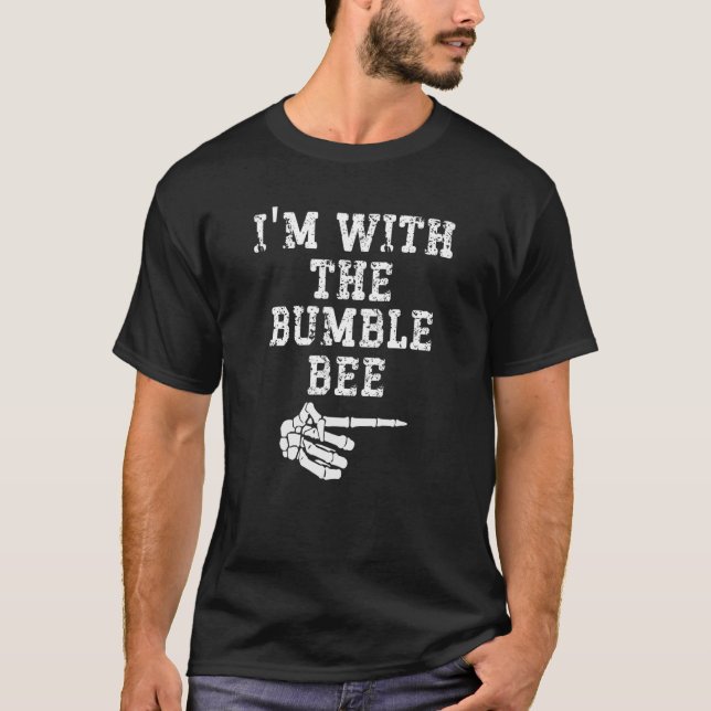 Camiseta Estoy con el Bumble Bee Point Matching Couples Hal (Anverso)
