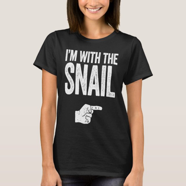 Camiseta Estoy con el caracol que está a la par (Anverso)