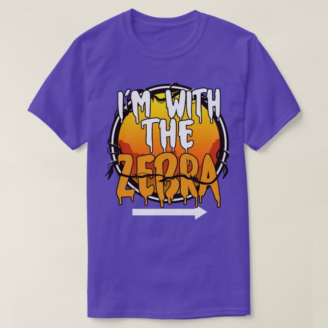 Camiseta Estoy Con El Cementerio De Halloween Lávico De Zeb (Diseño del anverso)