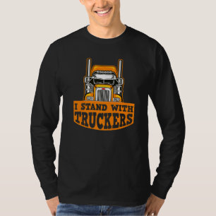 Camiseta Estoy con el convoy de libertad de camioneros