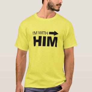Camiseta Estoy con él (correcto)