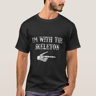 Camiseta Estoy con el Costum de Pareja de Halloween de la M