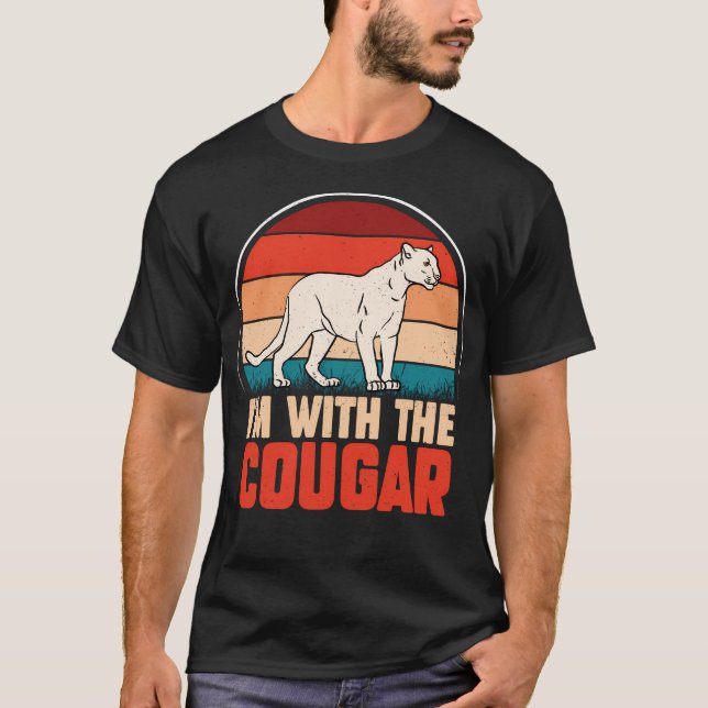 Camiseta Estoy Con El Cougar (Anverso)