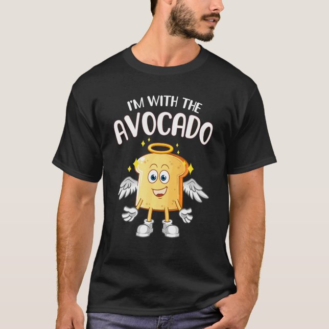 Camiseta Estoy con el disfraz de aguacate de Halloween 2 (Anverso)