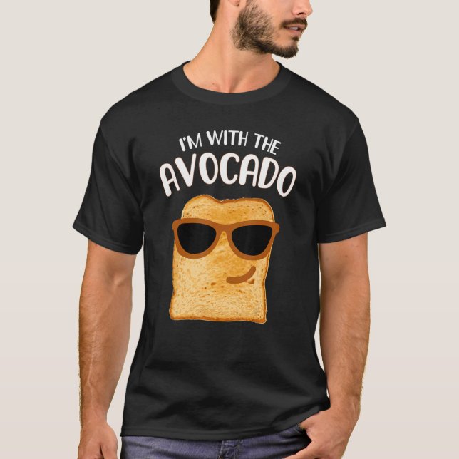 Camiseta Estoy con el disfraz de aguacate de Halloween 2022 (Anverso)