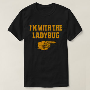 Camiseta Estoy Con El Disfraz De Halloween De La Mariquita