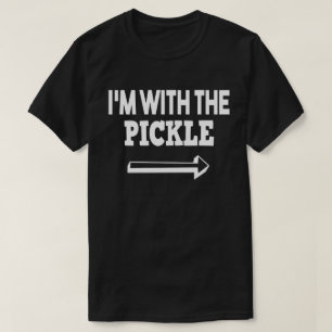 Camiseta Estoy con el disfraz de partidos de Halloween de P