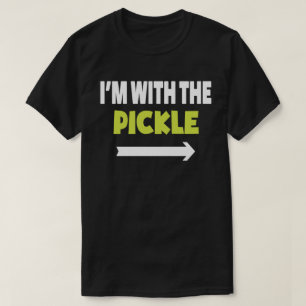 Camiseta Estoy con el disfraz de partidos de Halloween de P
