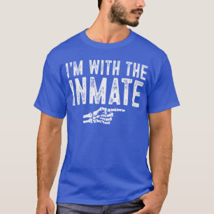 Camiseta Estoy con el disfraz fácil de preso Halloween pare