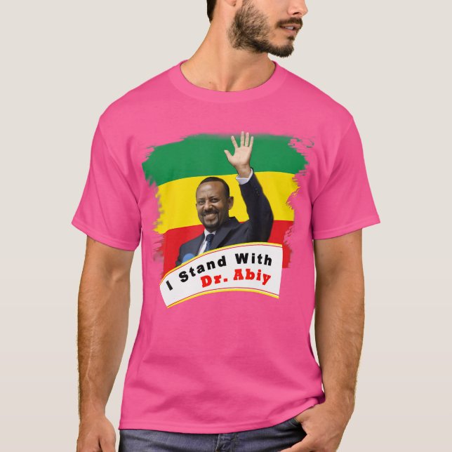 Camiseta Estoy Con El Dr. Abiy Ahmed (Anverso)