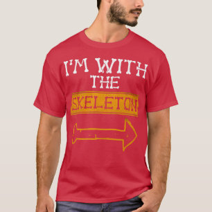 Camiseta Estoy con el Fiesta de Halloween de Skeleton Octob