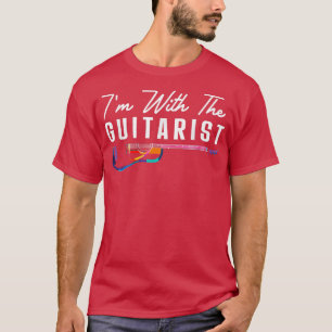 Camiseta Estoy Con El Guitarista Girlfriend Gifts Guitarra